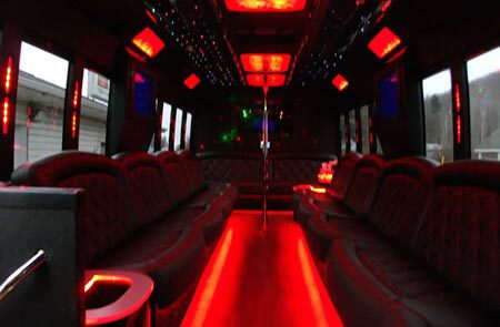Party bus service for 12-passenger groups, 18-passenger groups, and up to 28 passengers.