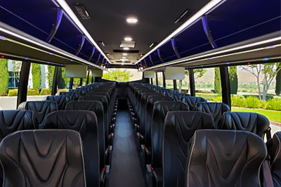 Modern Amenities in Charter Buses
